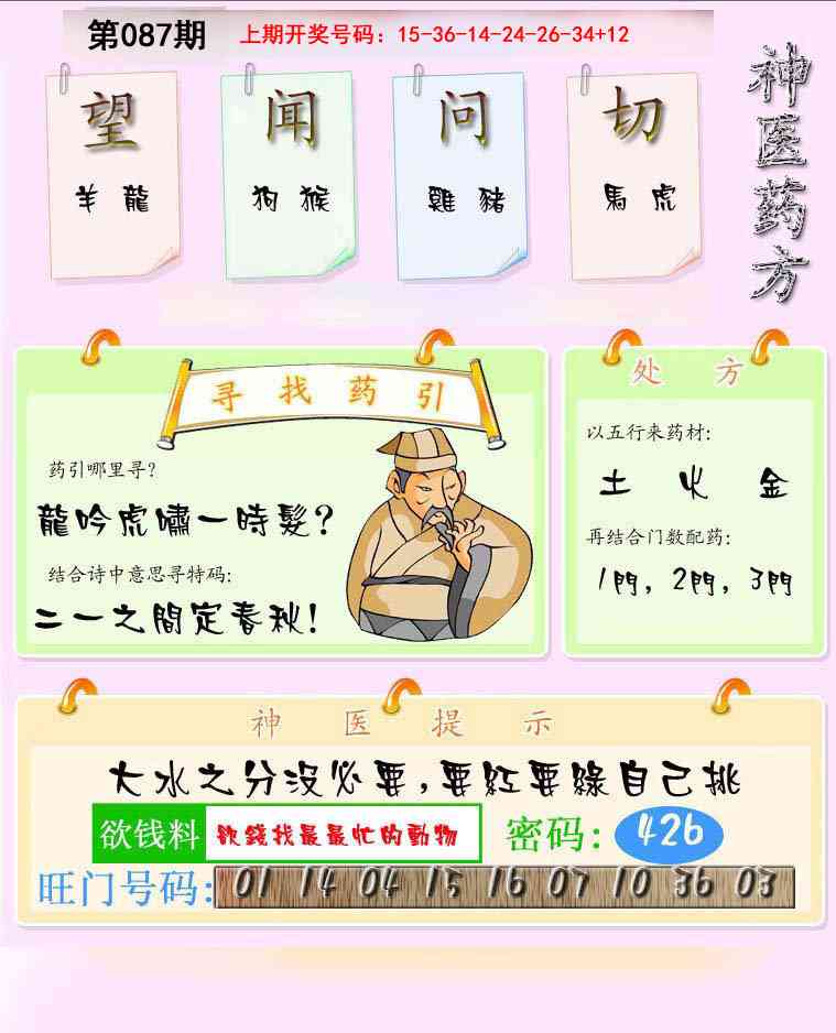 087期神医药方[图]